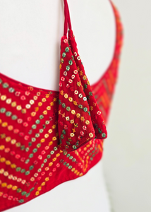 The NB Red Multicolour Blouse 16-18