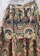 Elephant Black Embroidered Strap Blouse (4-16)