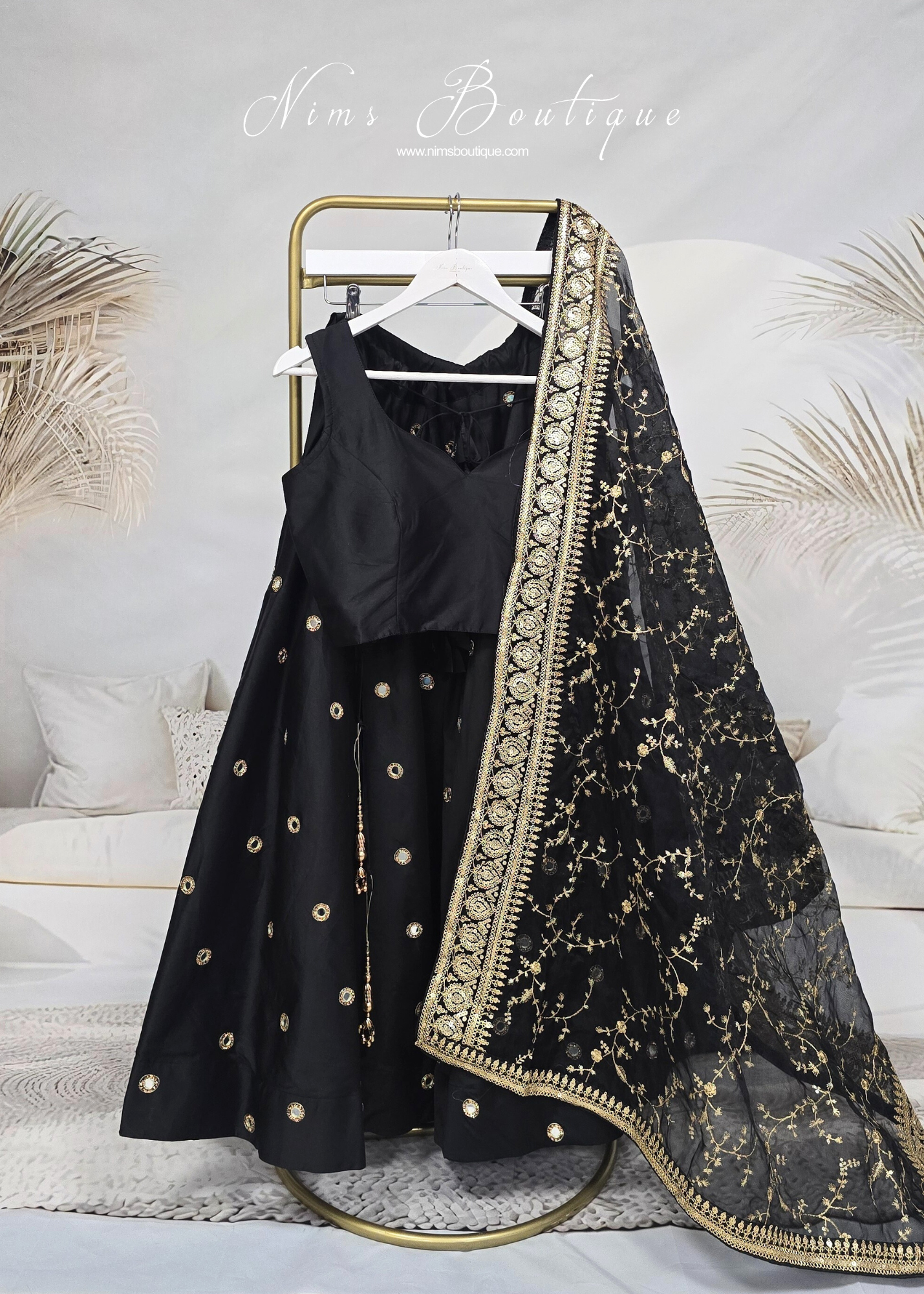 The NB Black Sweetheart Blouse (12-14)