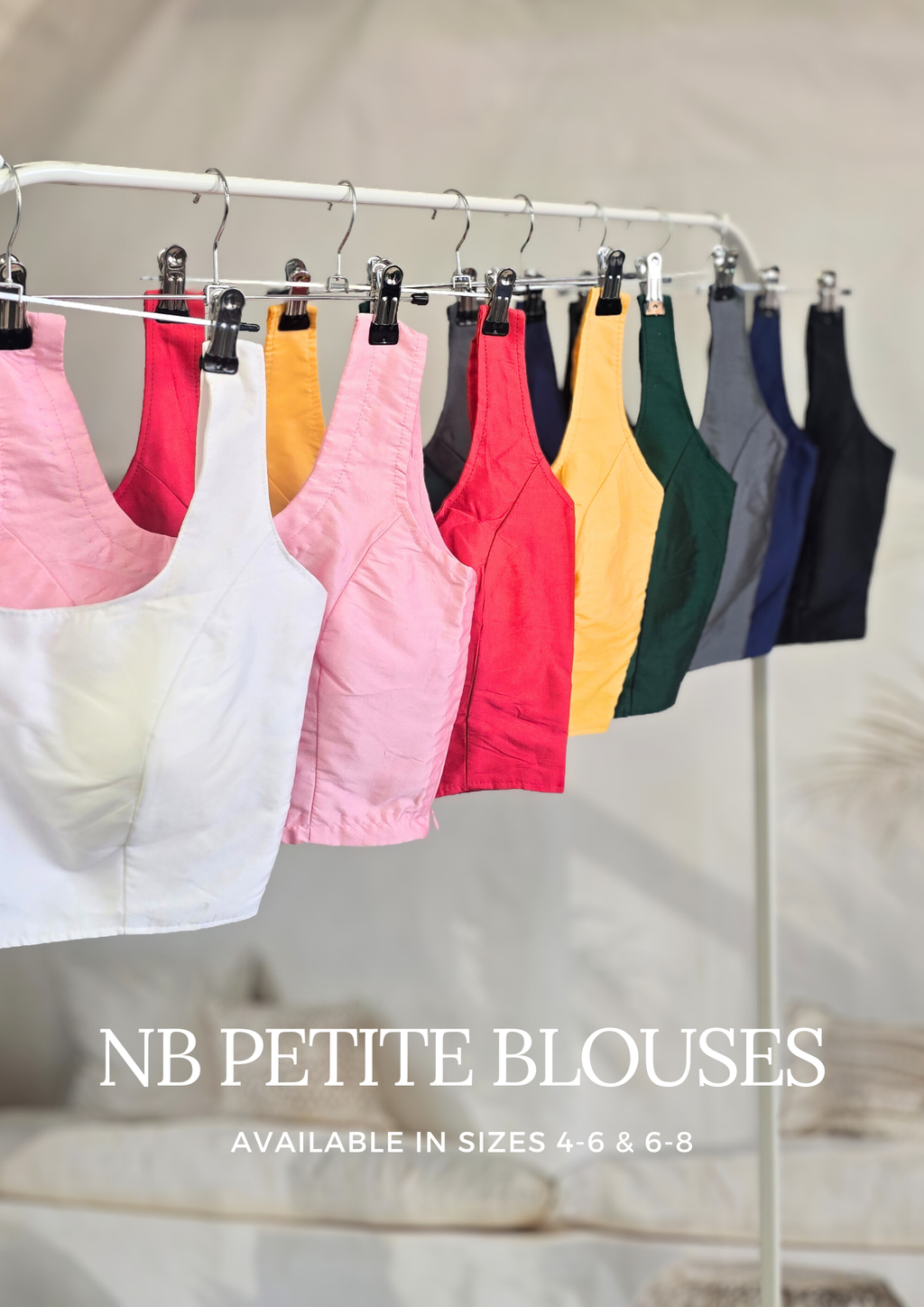 The NB Navy Silk Blouse (petite sizes 4-8)