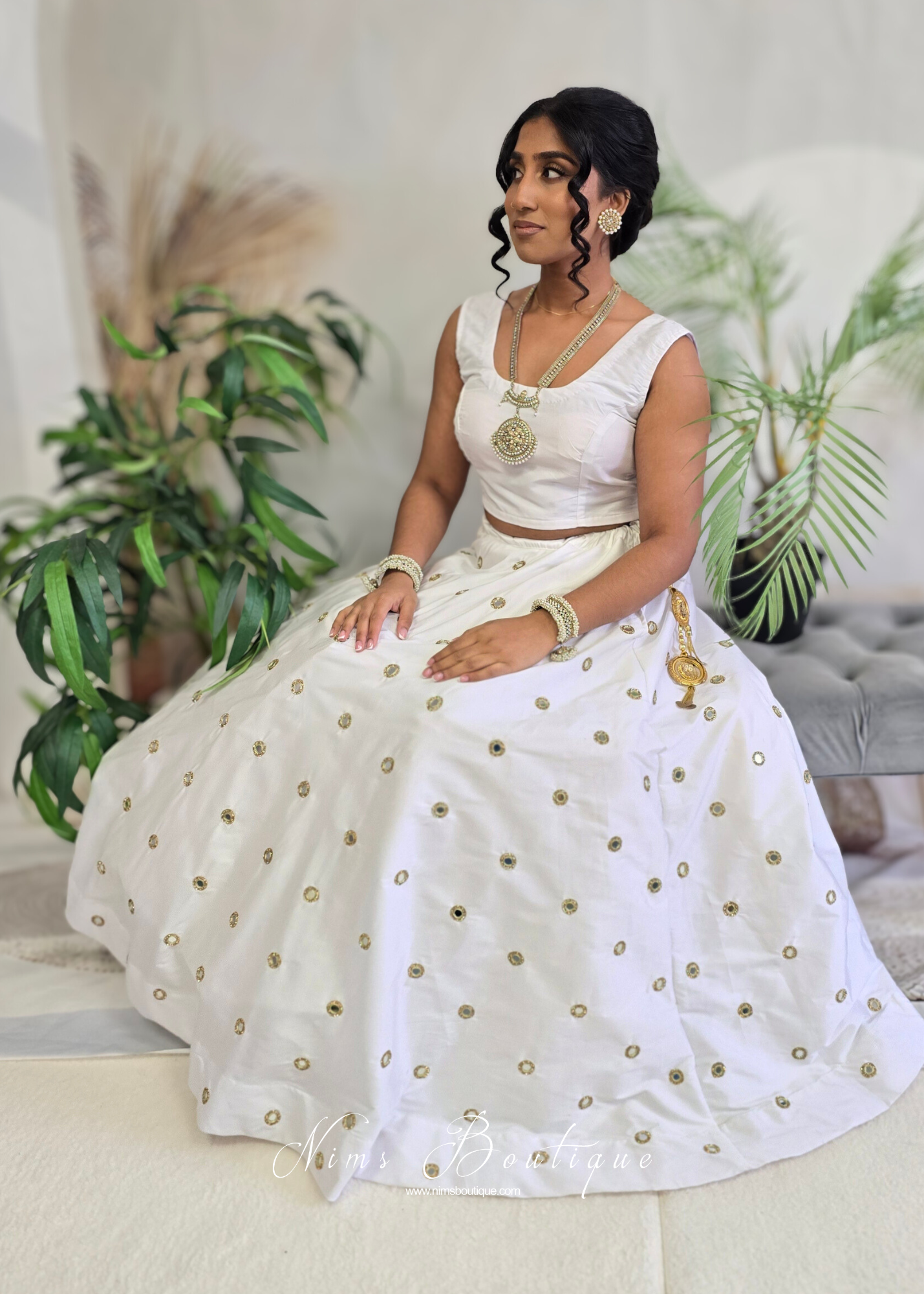 NB White Silk sleeveless blouse (sizes 4-26)