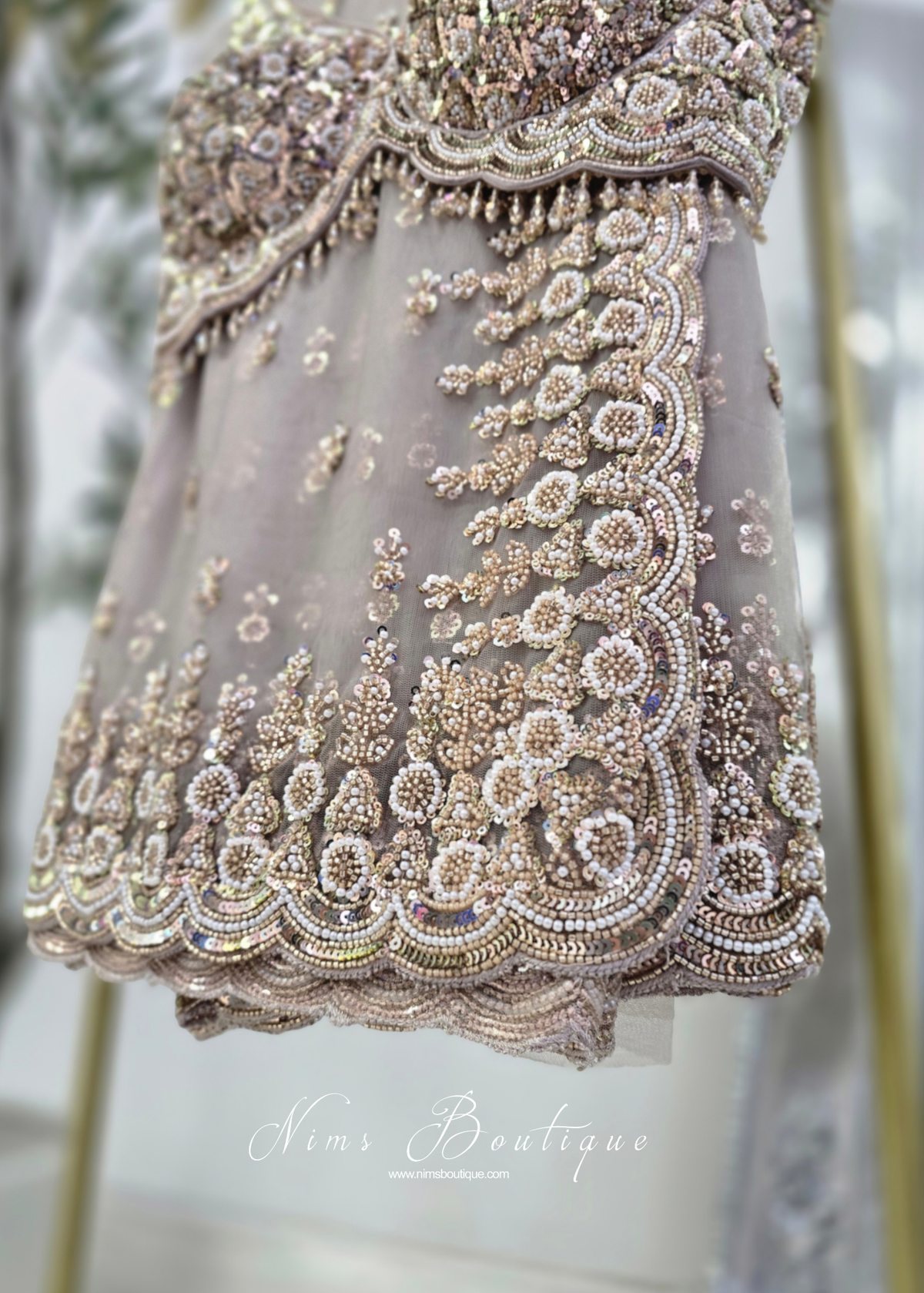 Luxury Capuccino Embellished Saree
