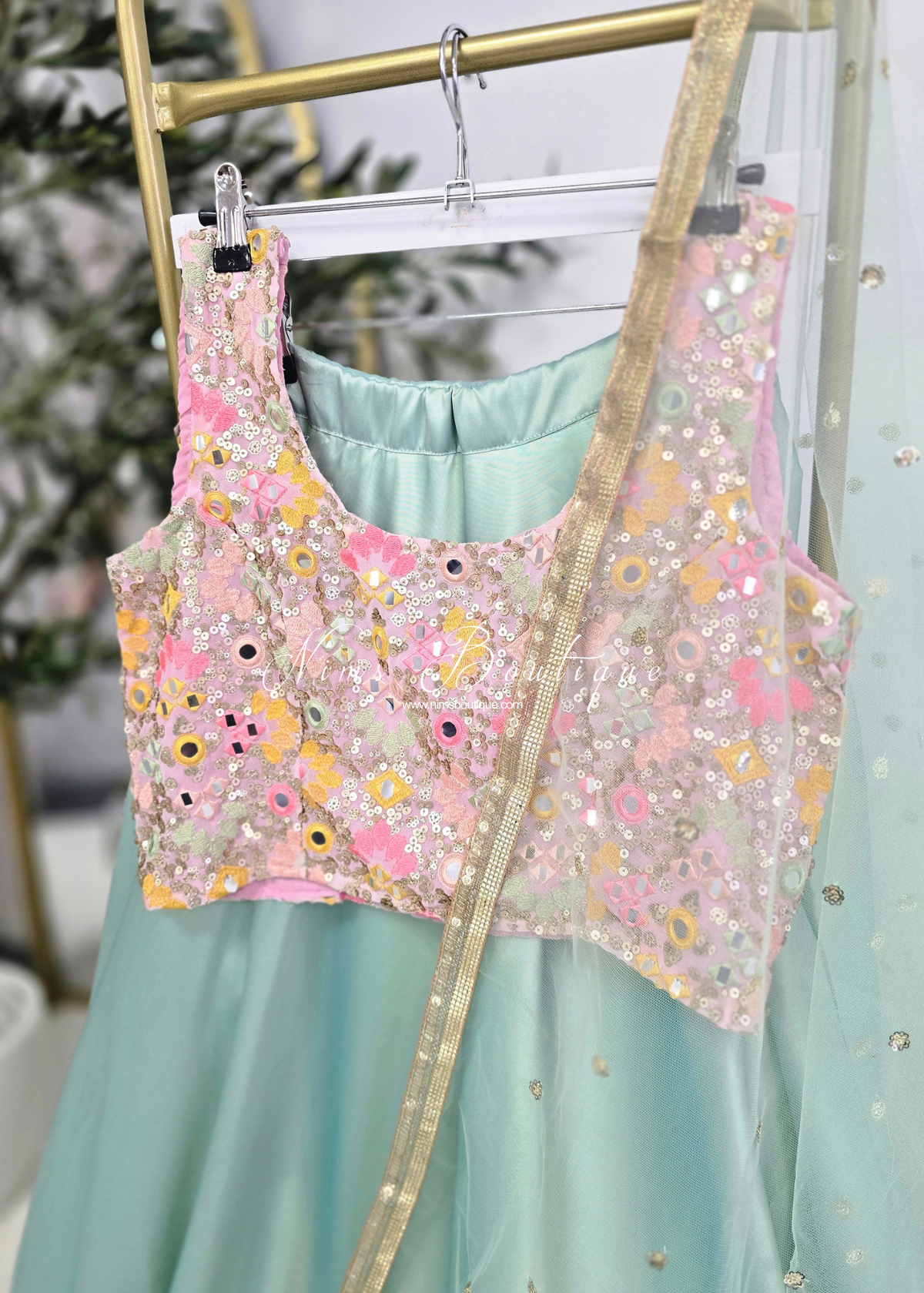 Cienna Pink & Pastel Blouse (10-12)