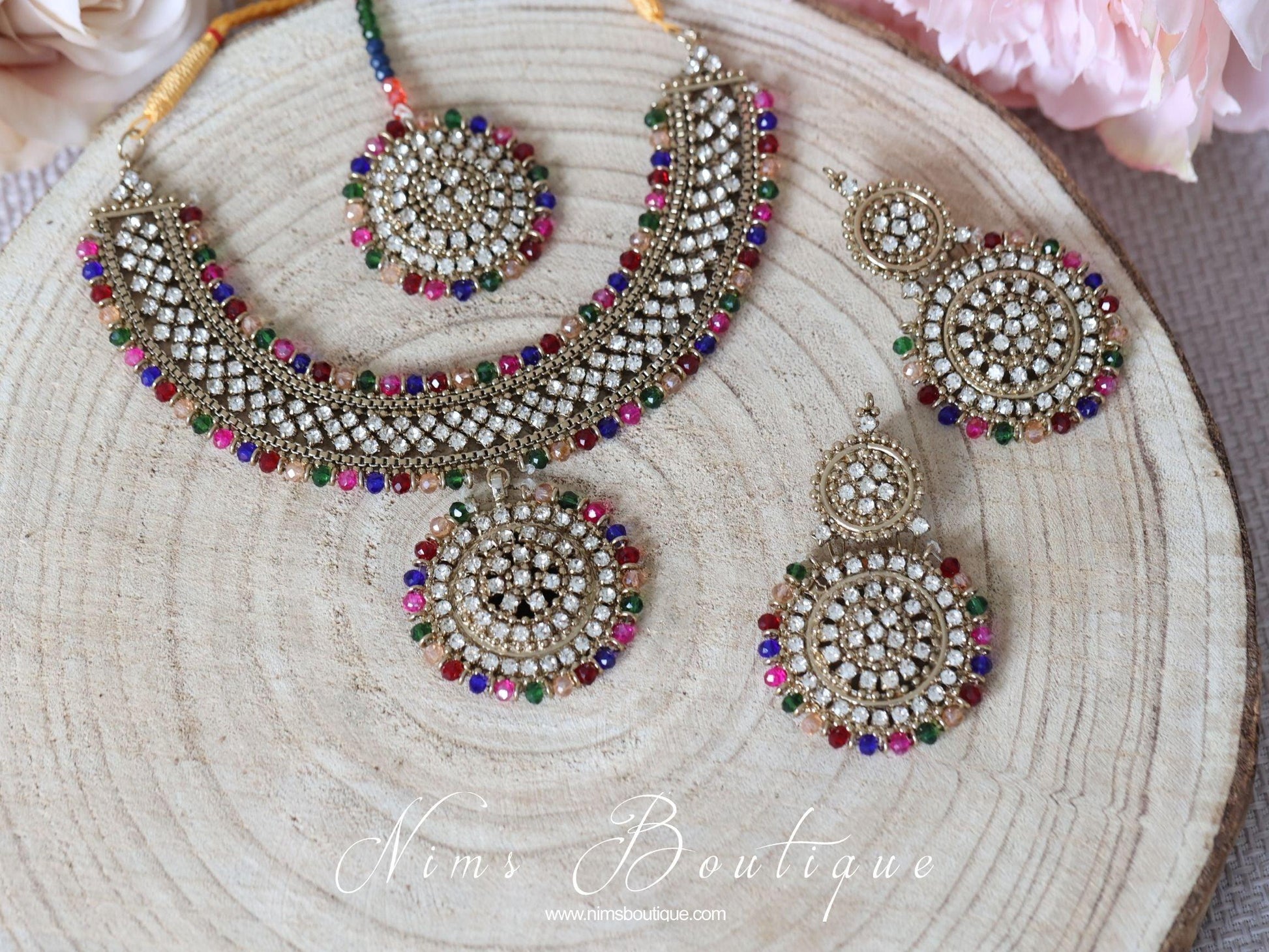 Nims Boutique Classic Royal Multicolour Set pinks, blues, greens