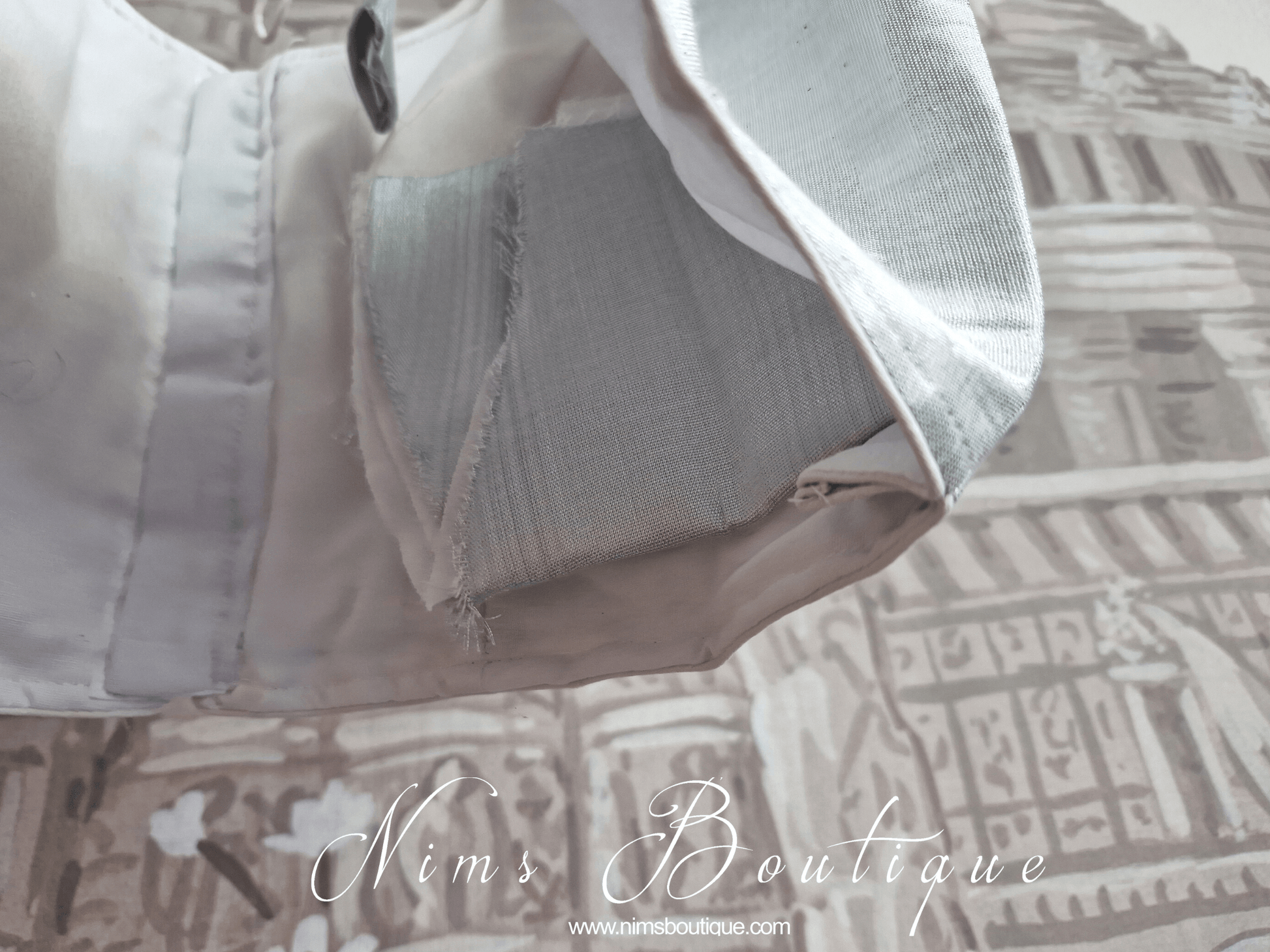 Nims Boutique The NB Silver Blouse 16-18