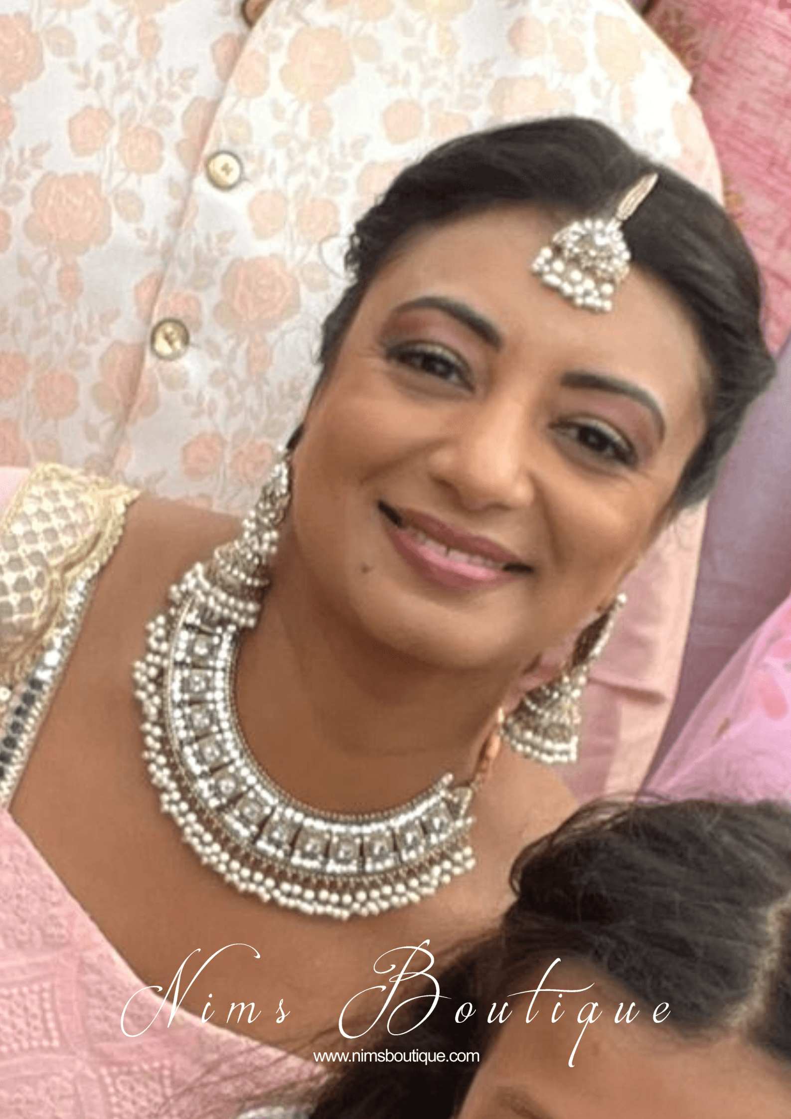 Nims Boutique Tamannah Royal Pearl Set