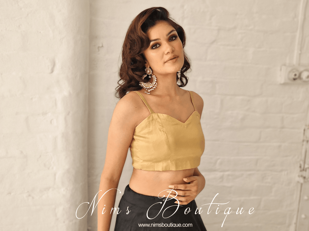 Nims Boutique Gia Gold Strap Blouse sizes 4-12