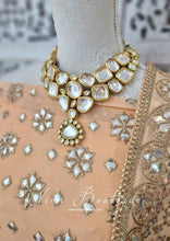 Luxury Unstitched Peach Gharara Suit