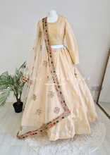 Nims Boutique Indira Gold skirt/lehnga sizes 6-20