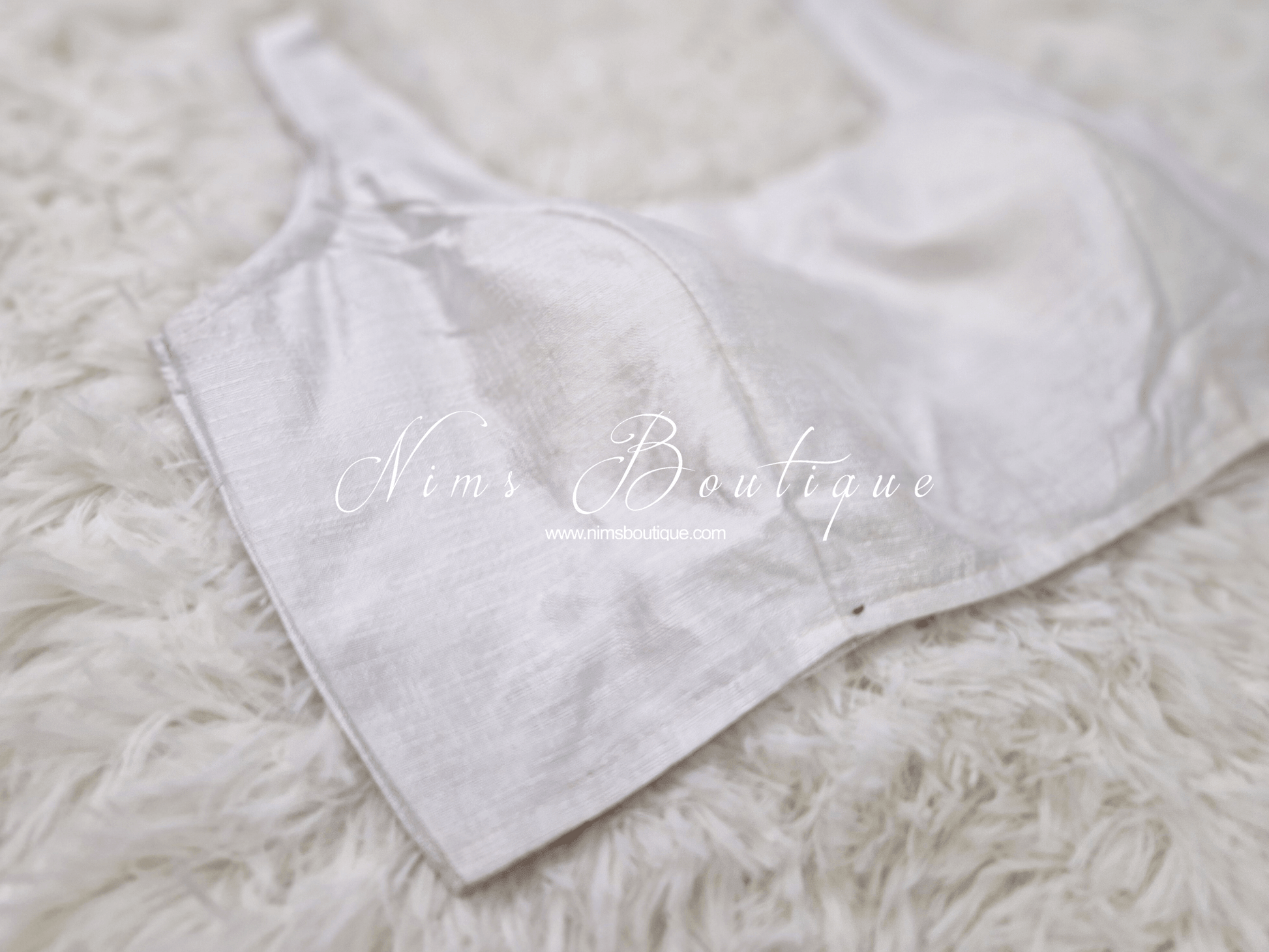 Nims Boutique The NB White Blouse 10-14