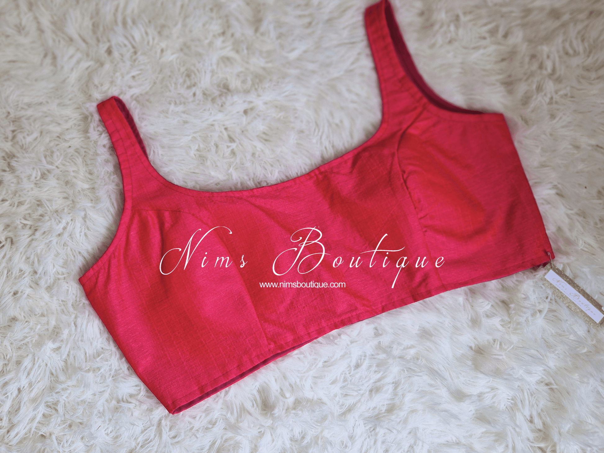 Nims Boutique The NB Deep Pink Blouse 10-12