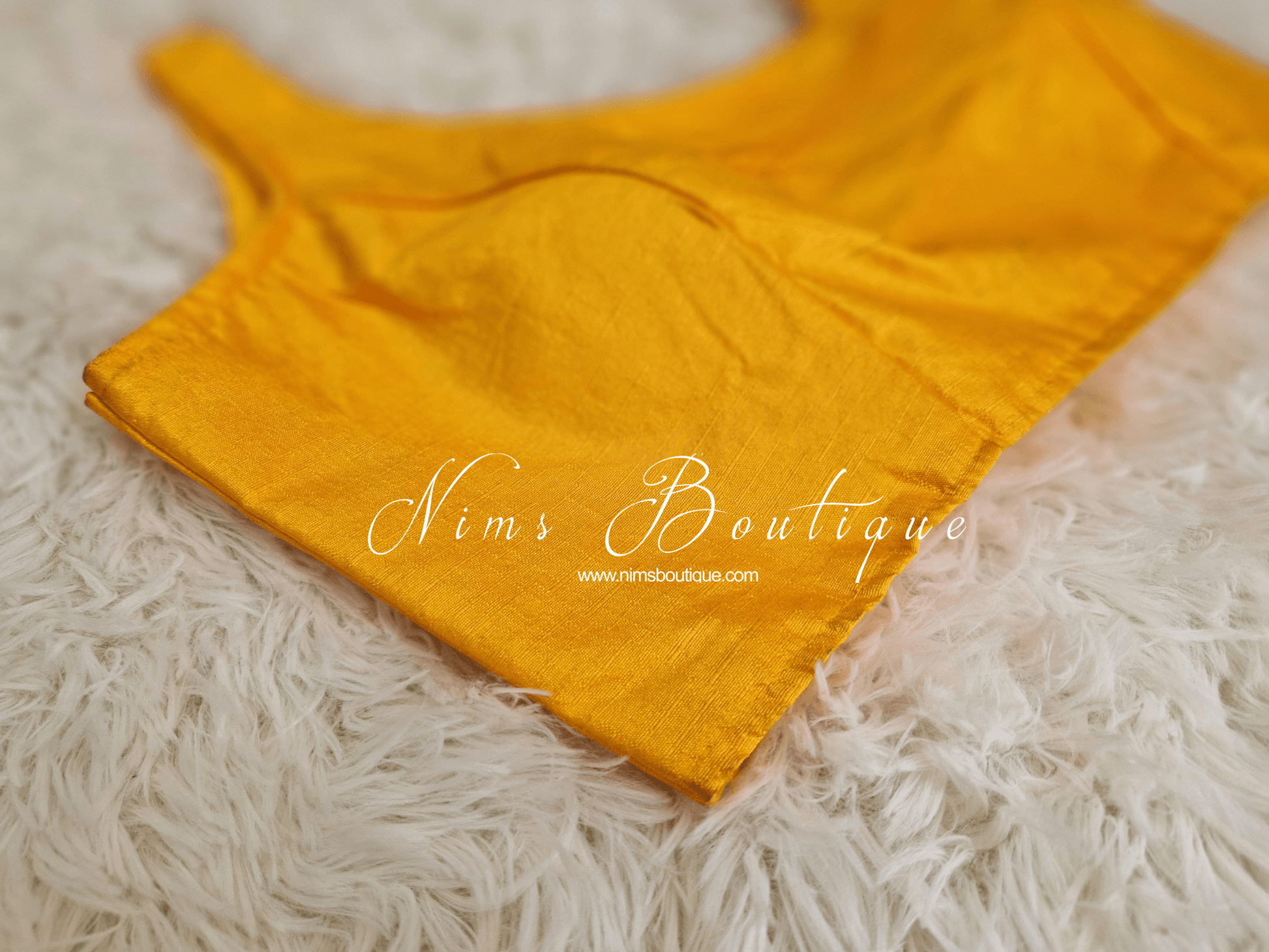 Nims Boutique The NB Yellow Blouse 10-12