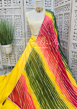 Rainbow Stripe Dupatta/Chunni