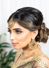 Royal Gold Stone Chand Tikka Set