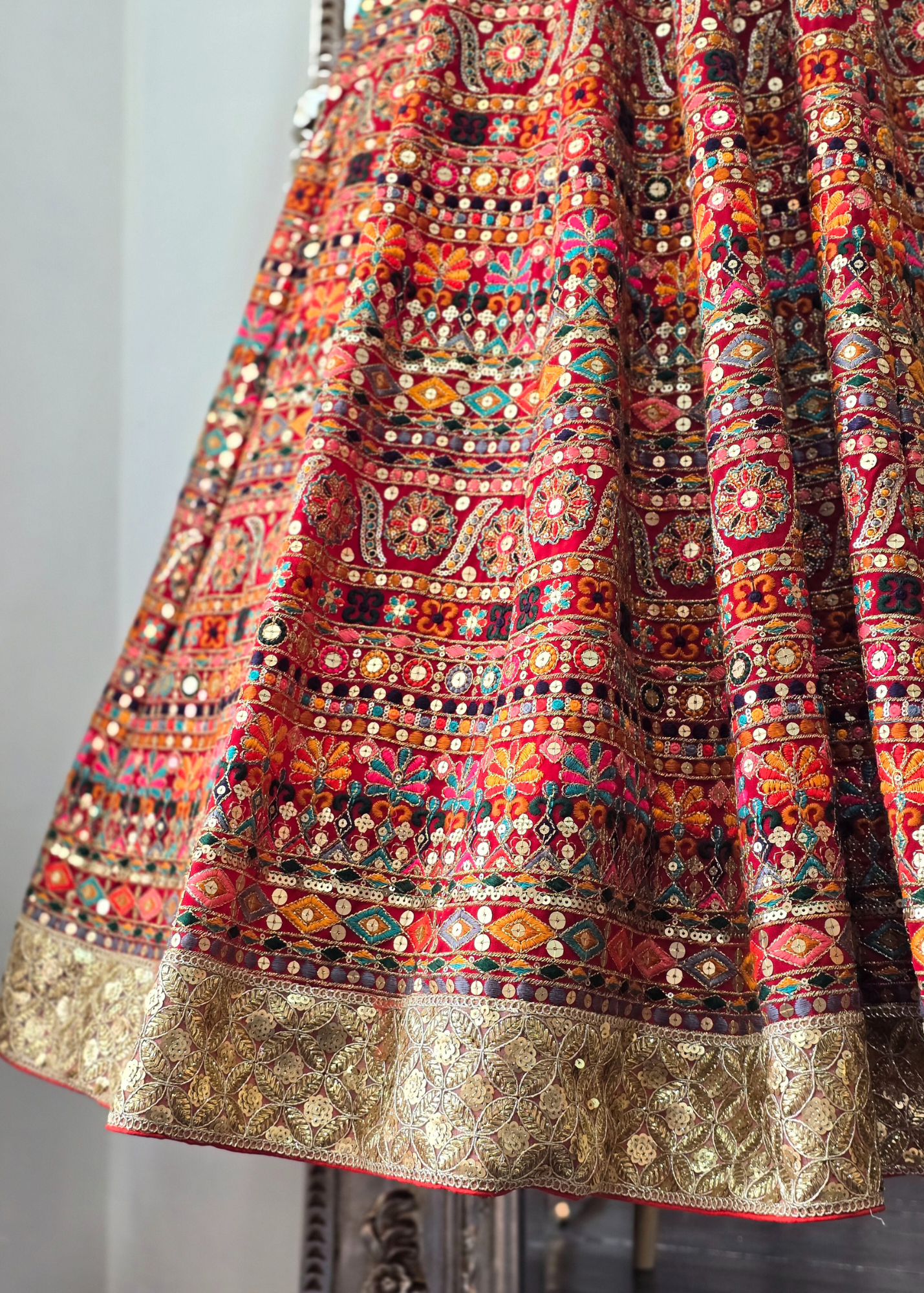 Avantika Luxury Embroidered Gown (sizes 8-10)