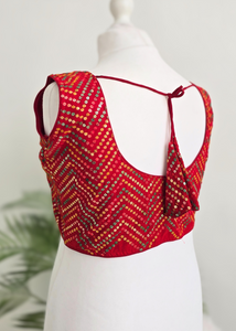 The NB Red Multicolour Blouse 16-18