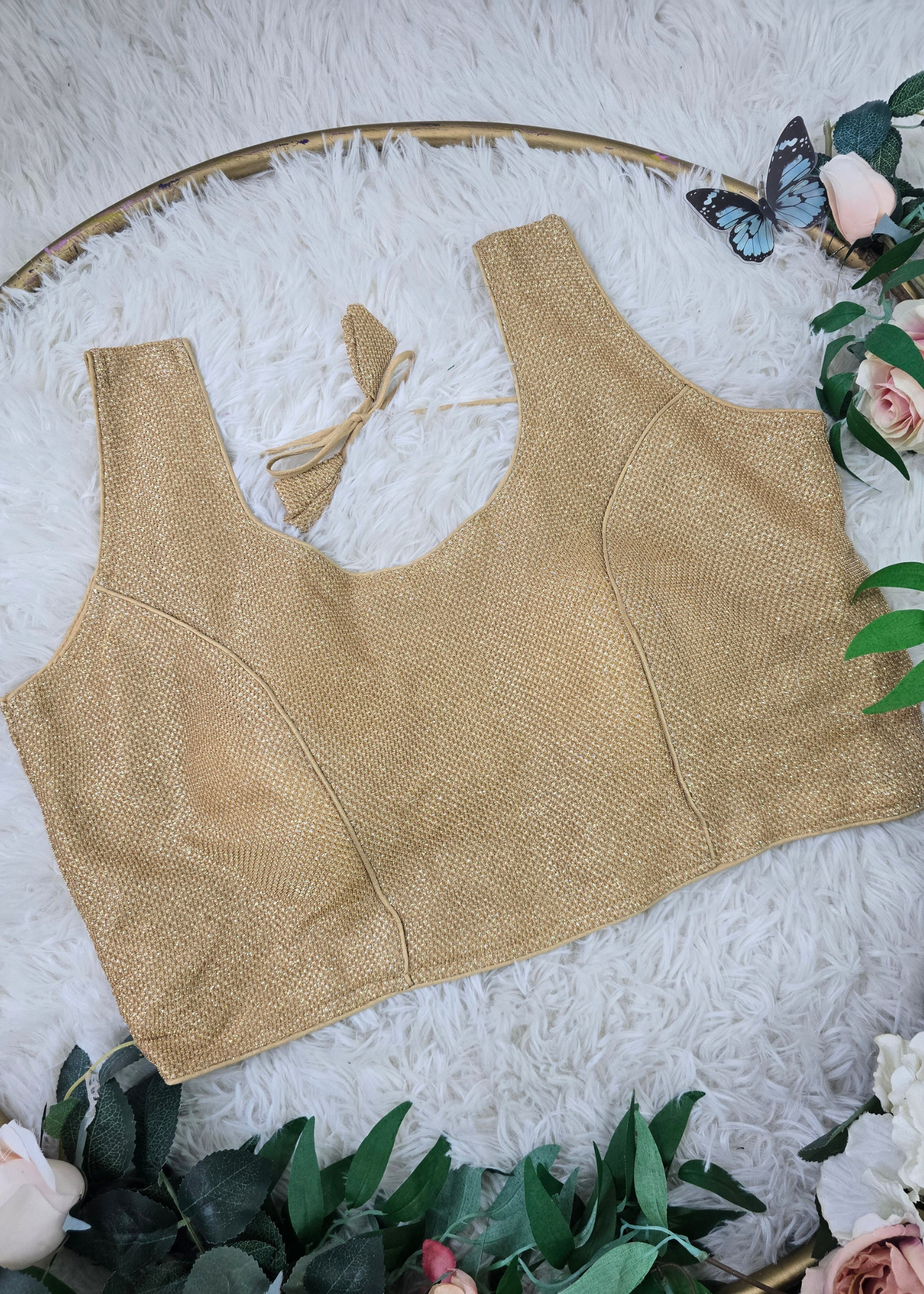 Gold Shimmer Blouse (16-18)