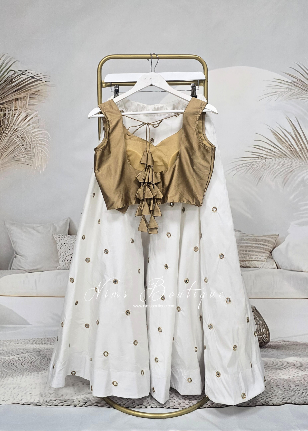 The NB Bronze Gold Sweetheart Blouse (12-14)