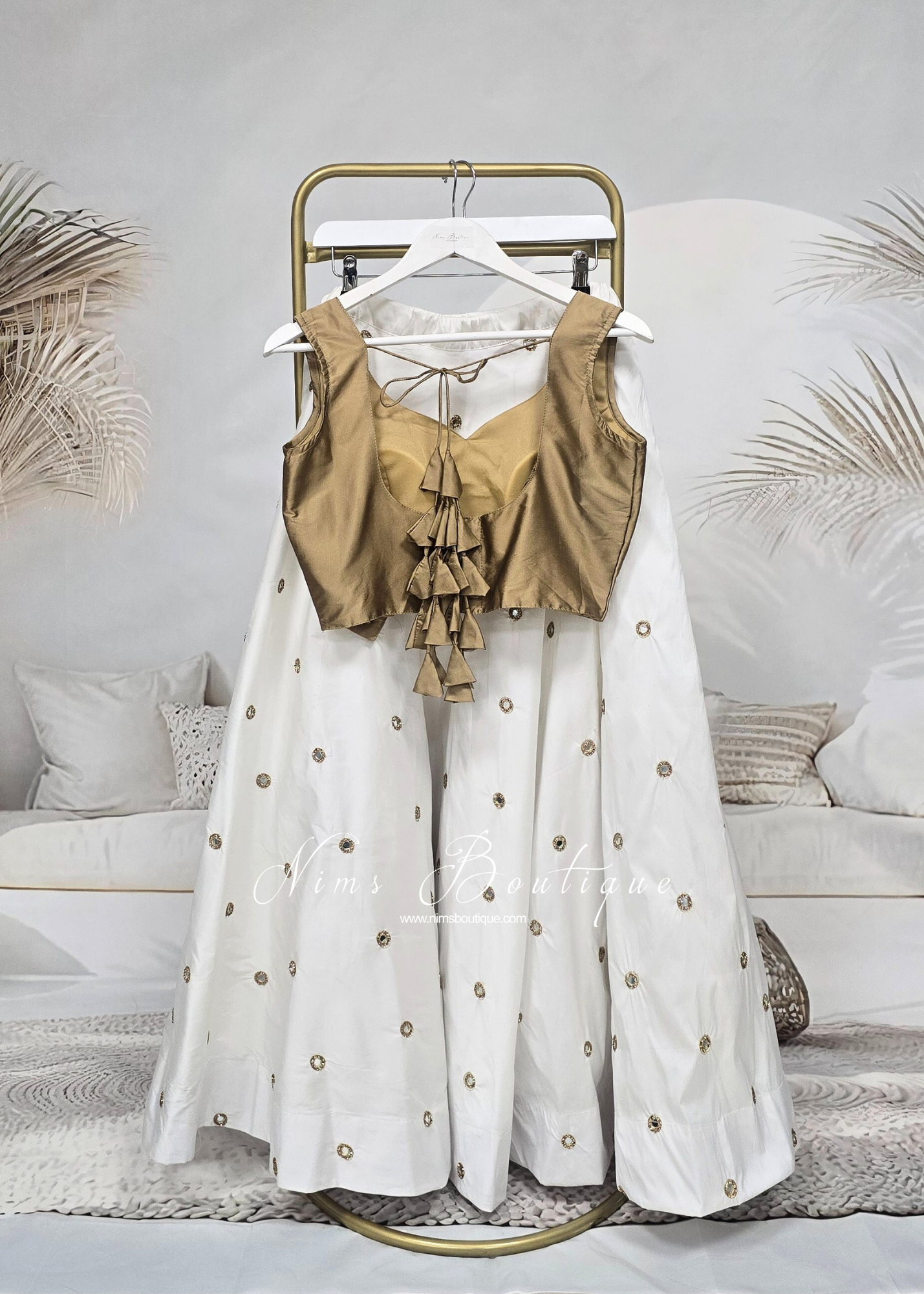 The NB Bronze Gold Sweetheart Blouse (12-14)