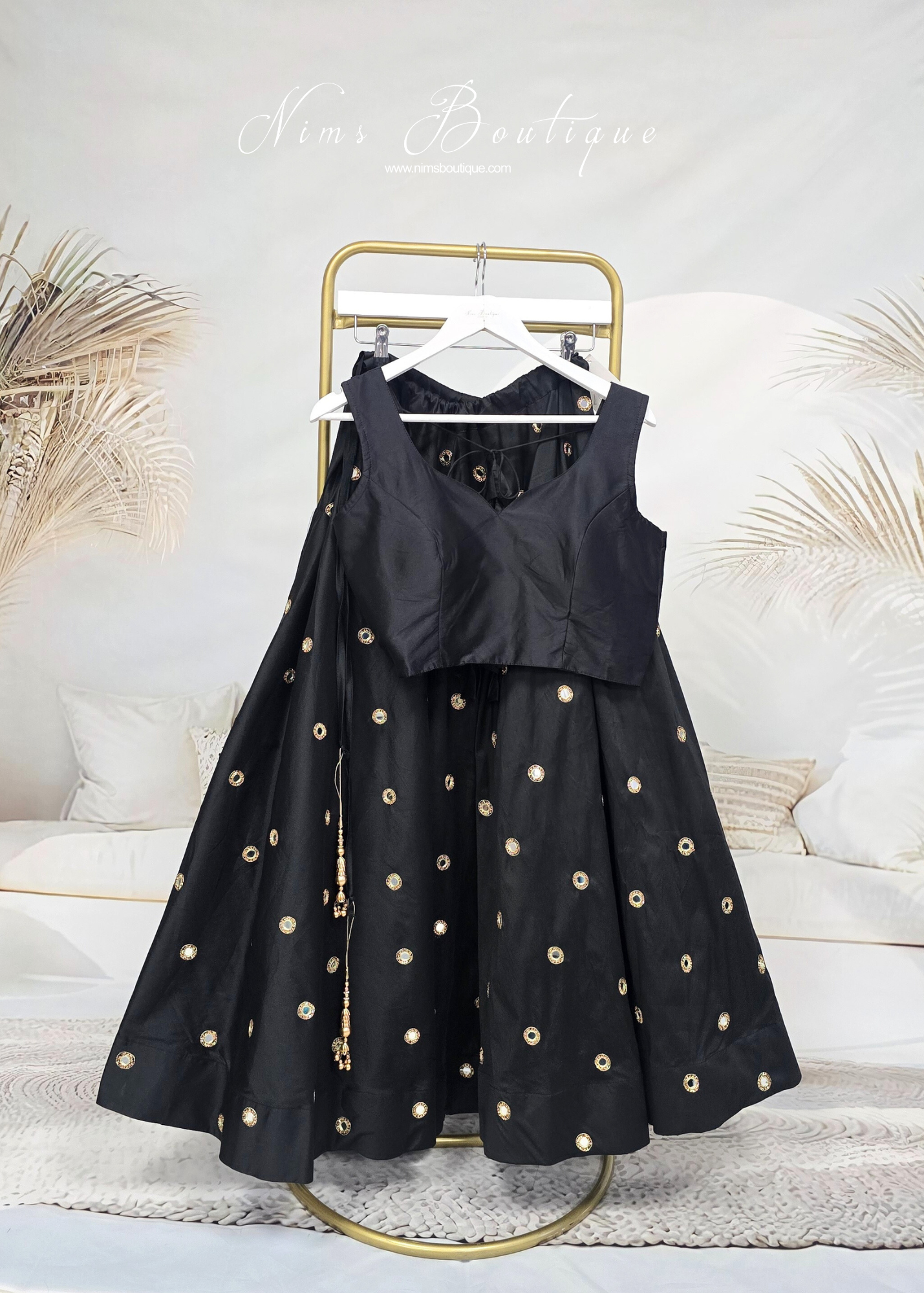 The NB Black Sweetheart Blouse (12-14)