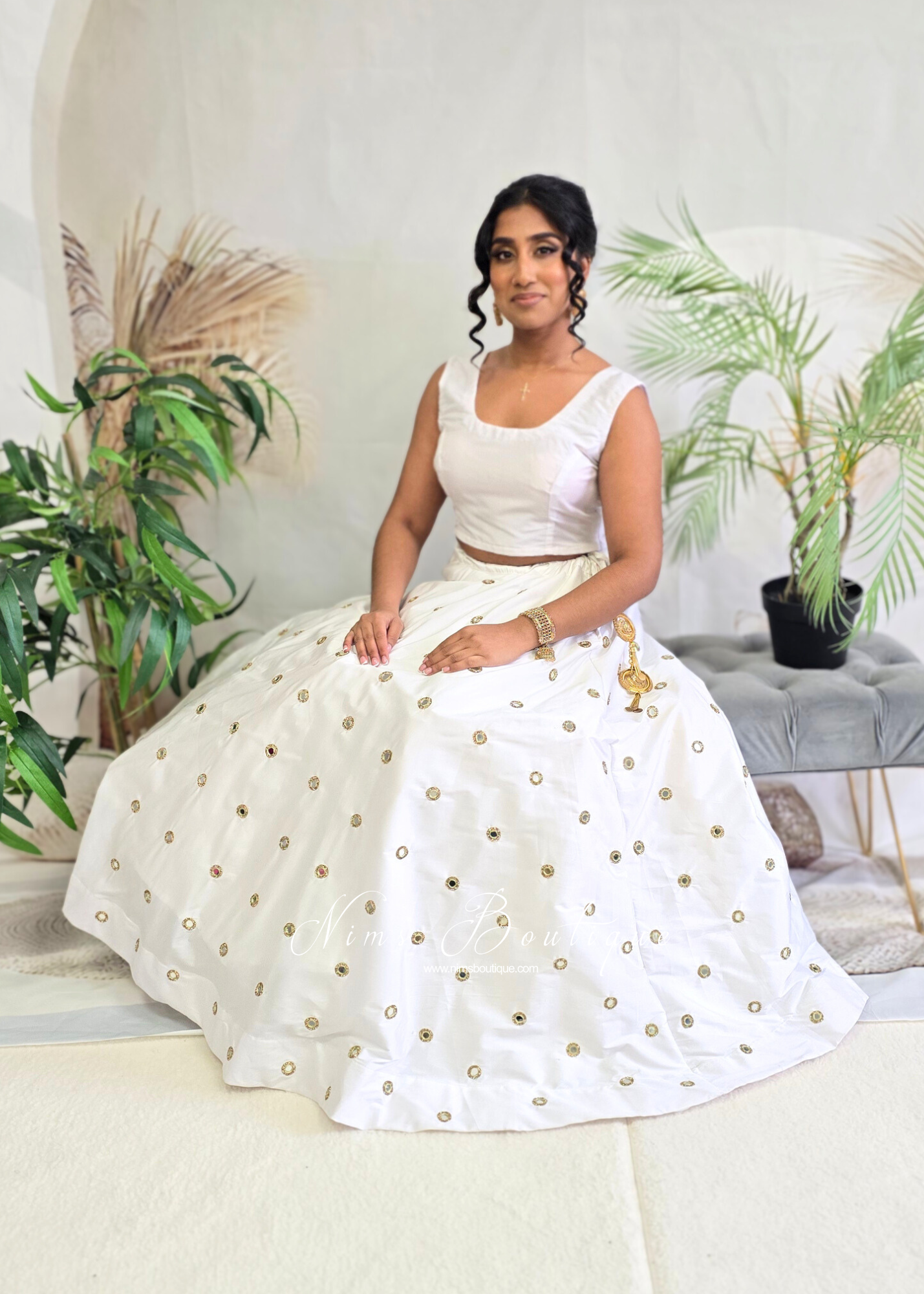 NB White Silk sleeveless blouse (sizes 4-26)