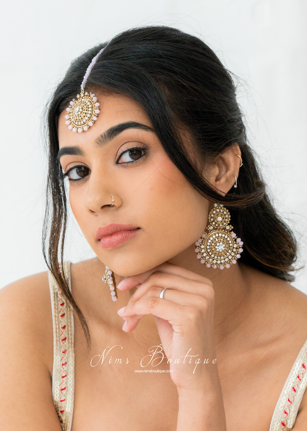 Royal Blush Tikka Set