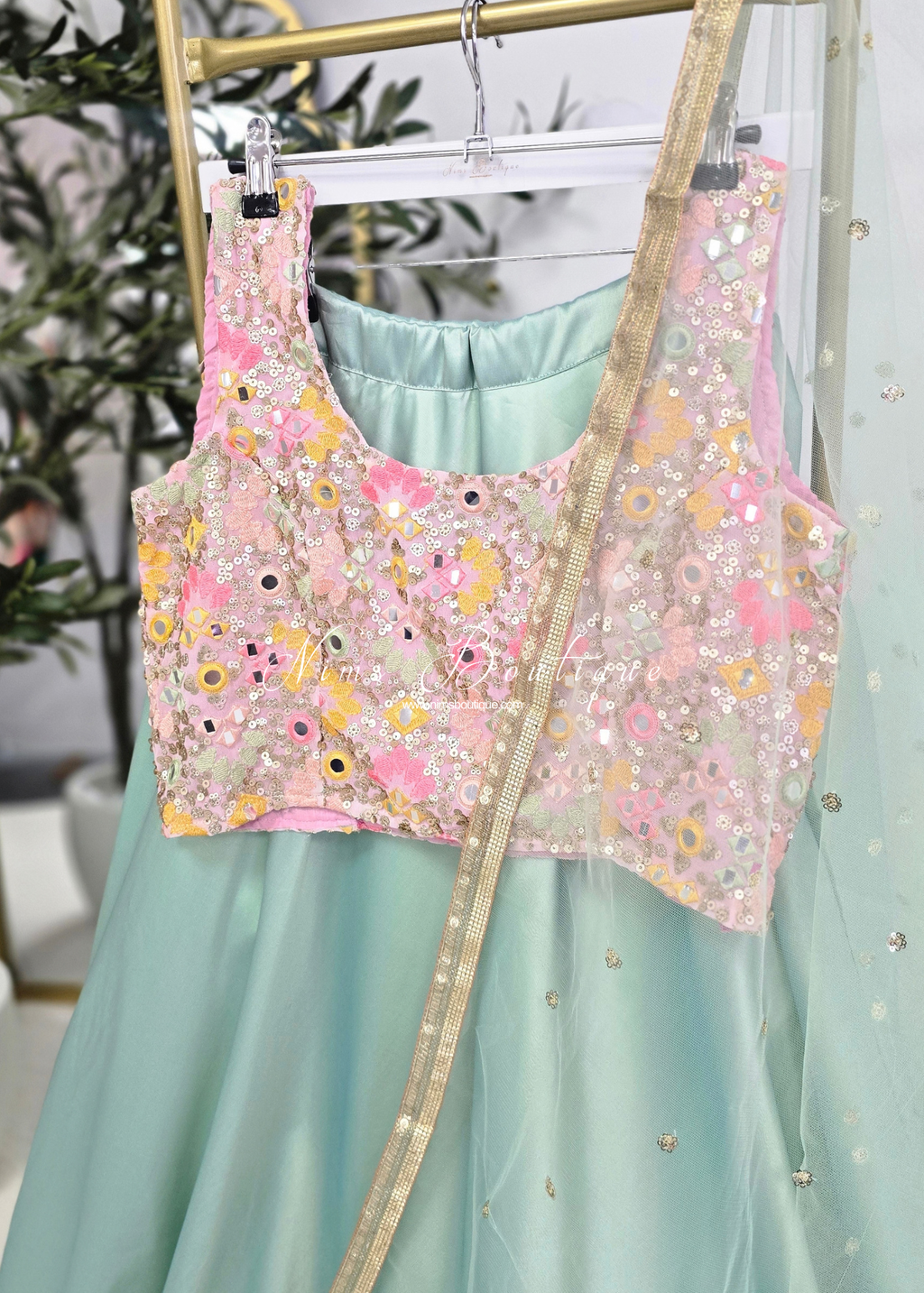 Cienna Pink & Pastel Blouse (10-12)
