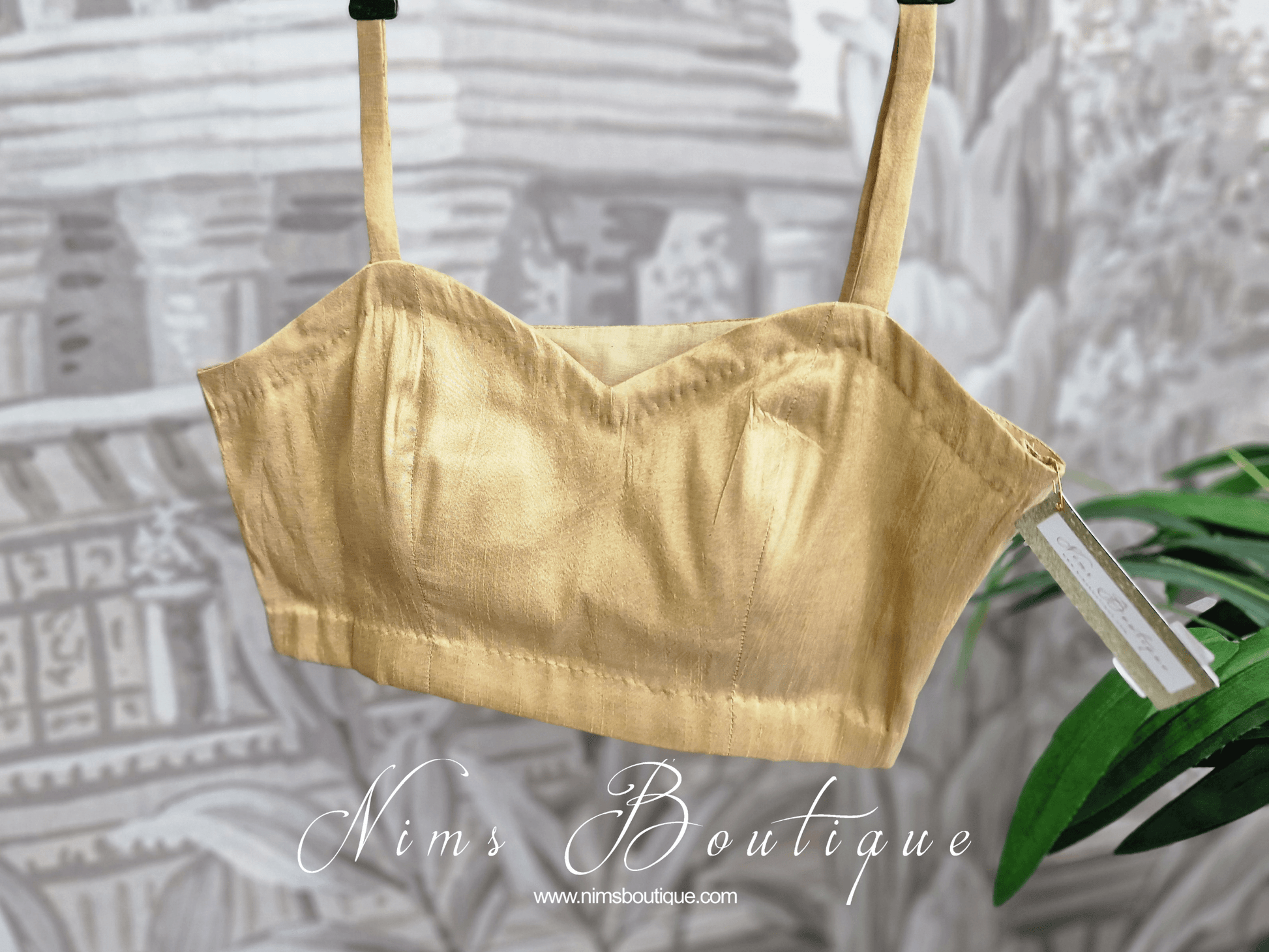 Nims Boutique Gia Gold Strap Blouse sizes 4-12
