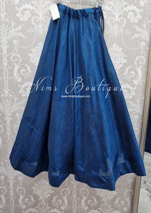 Navy Blue Readymade skirt/lehnga (one size)