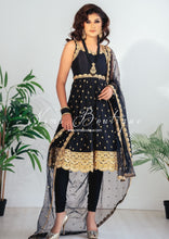 The NB Luxury Black Silk Anarkali with Pajami (size 4-16)