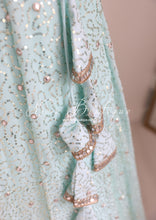 Arya Mint & Gold Sequin Luxury Skirt (sizes 4-14)