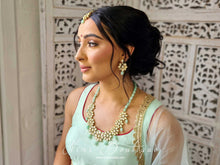 Nims Boutique Shabana Kundan & Mint Jewellery Set