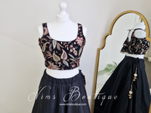 Luxury Sarika Black Blouse (size 4-18)