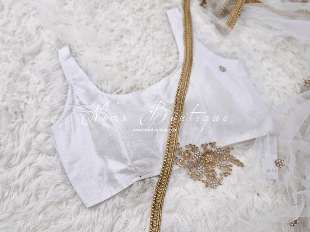 Nims Boutique The NB White Blouse 10-14