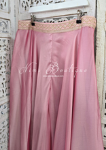 Pink Brocade Sharara Suit (10-12)