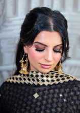 Emilia Royal Antique Gold & Gold Bead Hoop Chumka Earrings
