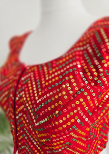 The NB Red Multicolour Blouse 16-18