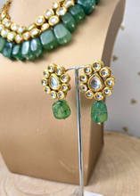 Green Akira Kundan Set