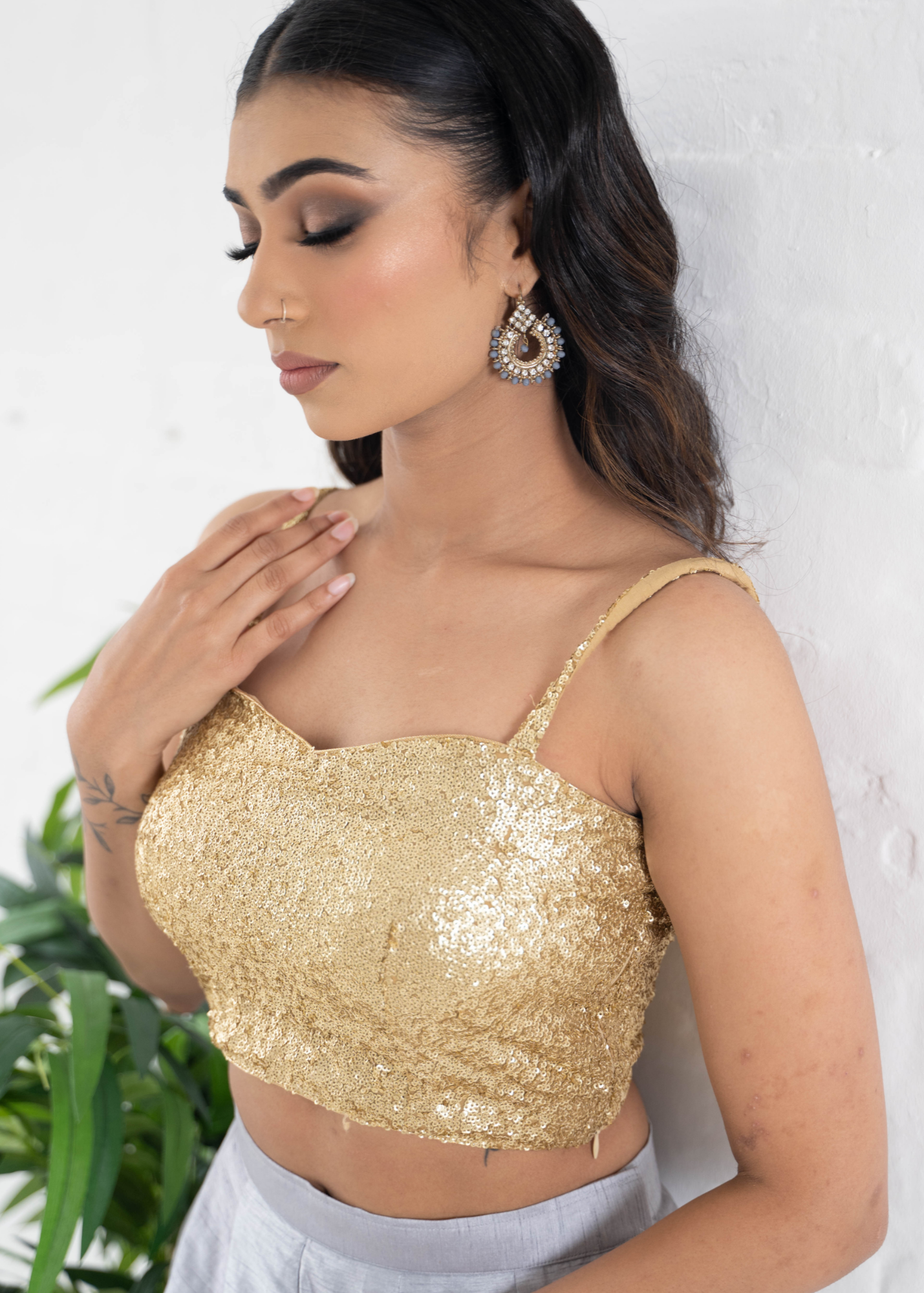 Vidya Grey Earrings