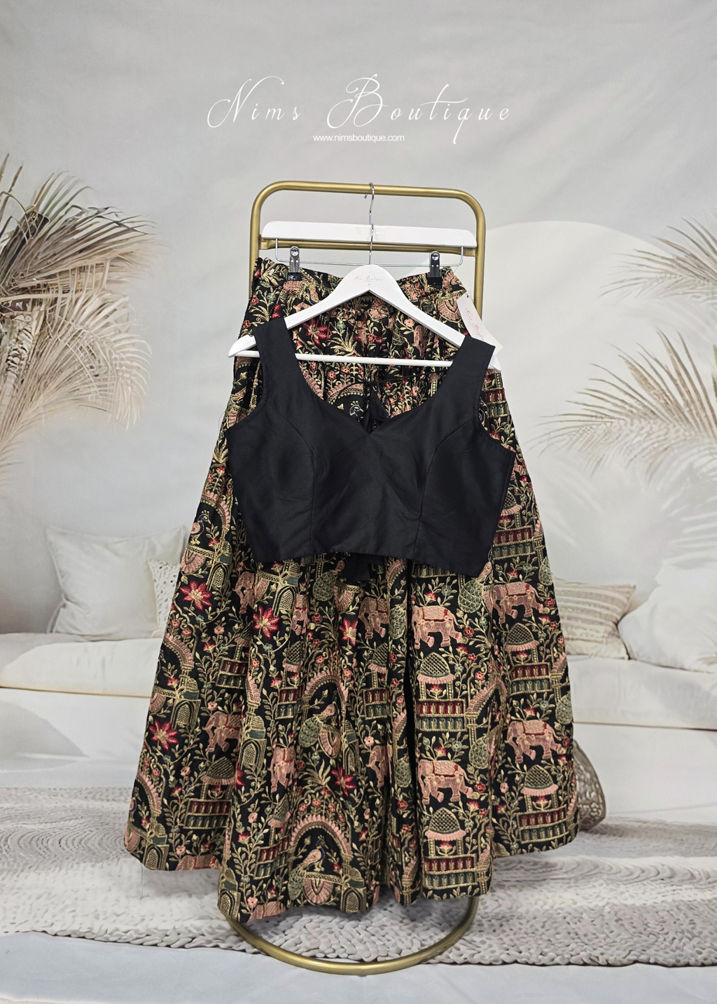 The NB Black Sweetheart Blouse (12-14)