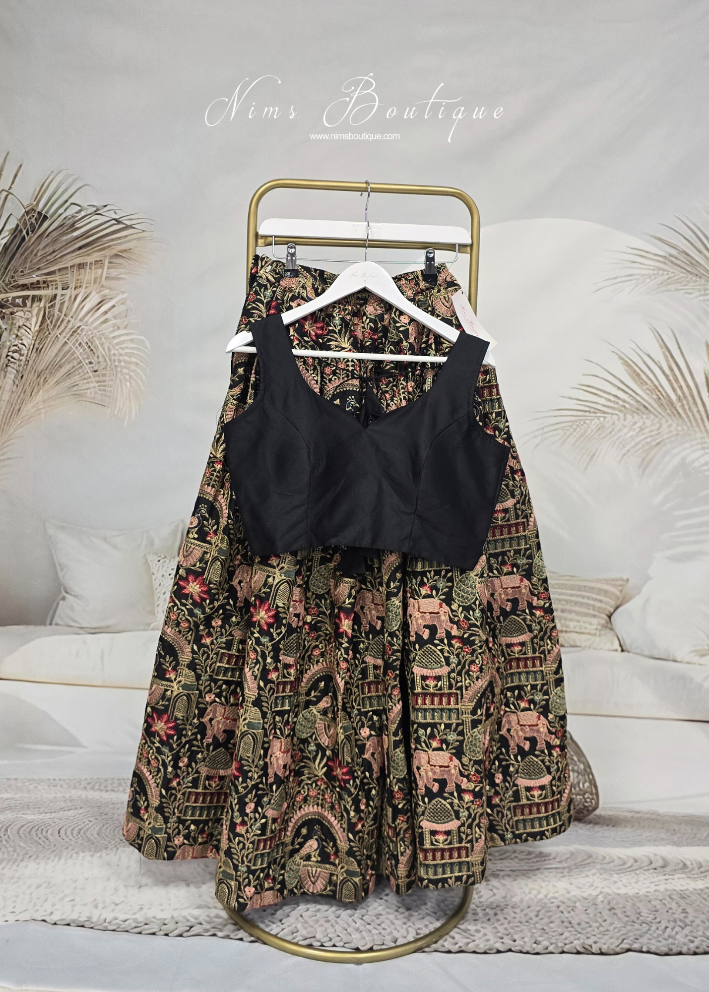 The NB Black Sweetheart Blouse (12-14)