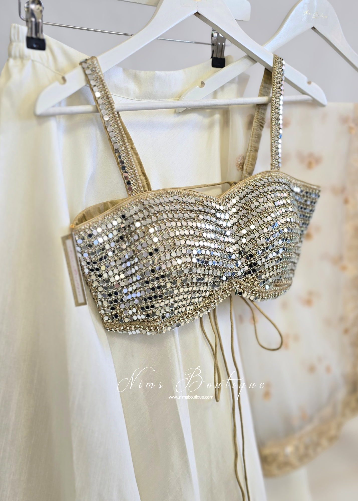 Mirabelle Luxury Mirror Blouse (one size)
