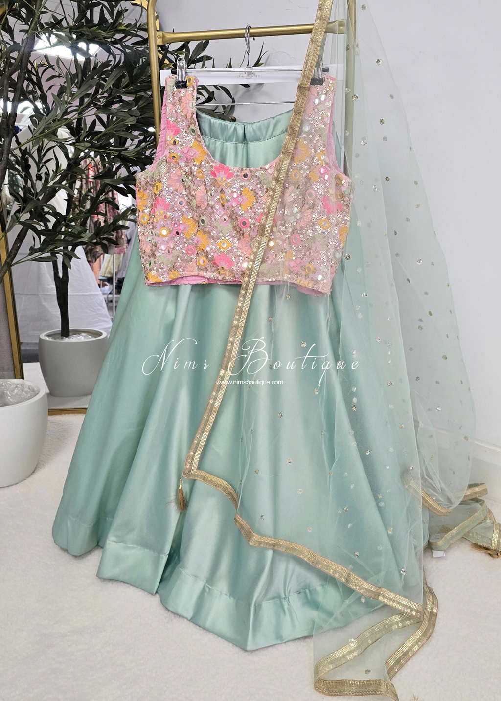 Cienna Pink & Pastel Blouse (10-12)