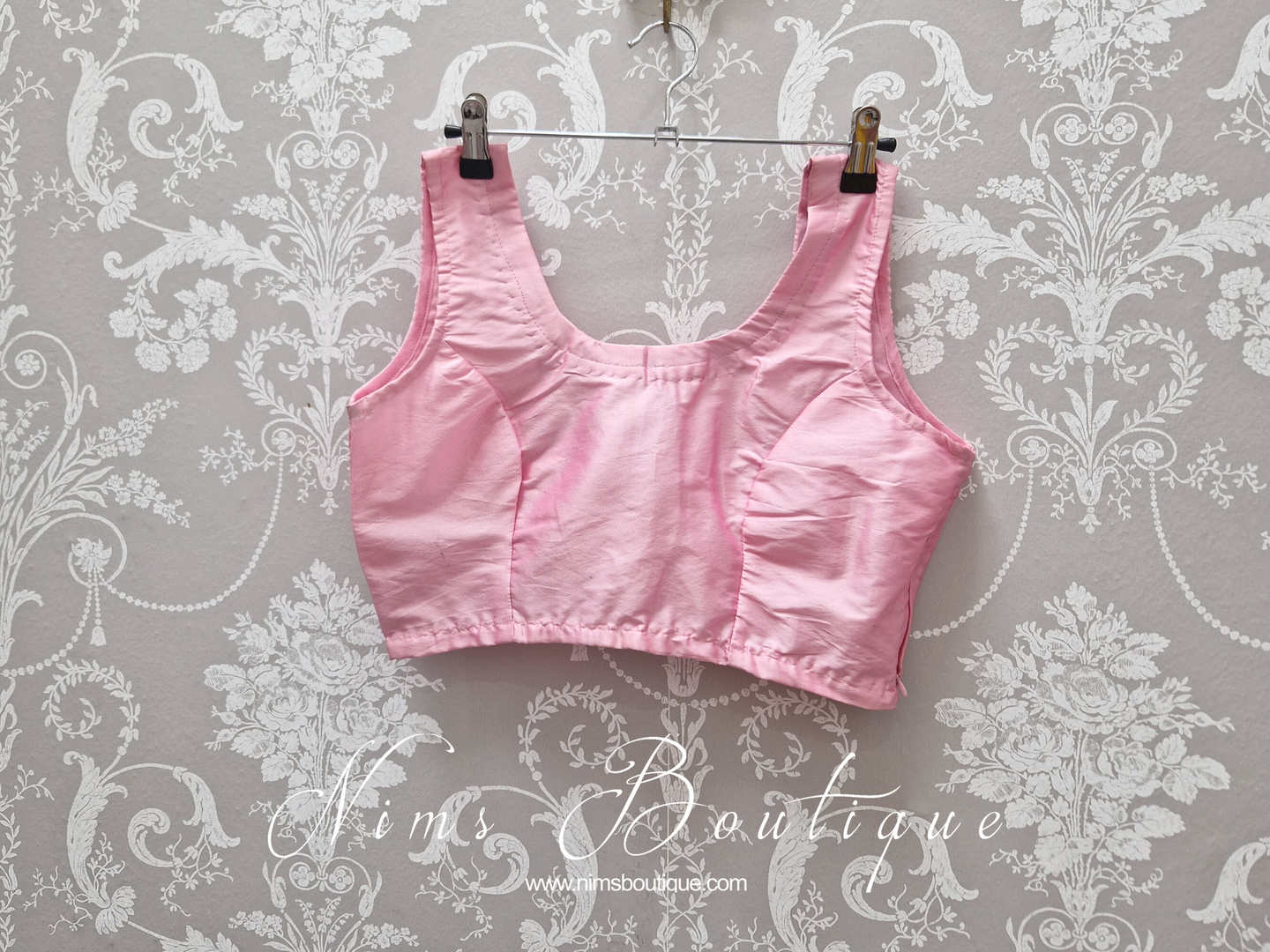 The NB Baby Pink Silk Blouse (petite sizes 4-8)
