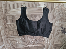 Nims Boutique Sleeveless Black Silk Blouse 8-24