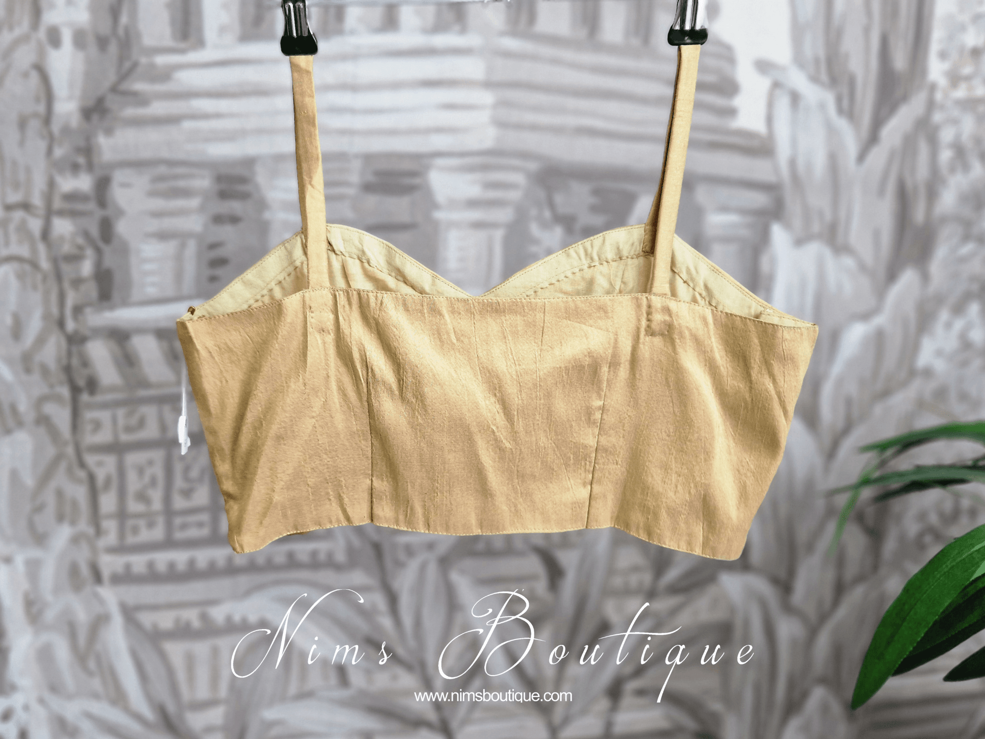 Nims Boutique Gia Gold Strap Blouse sizes 4-12