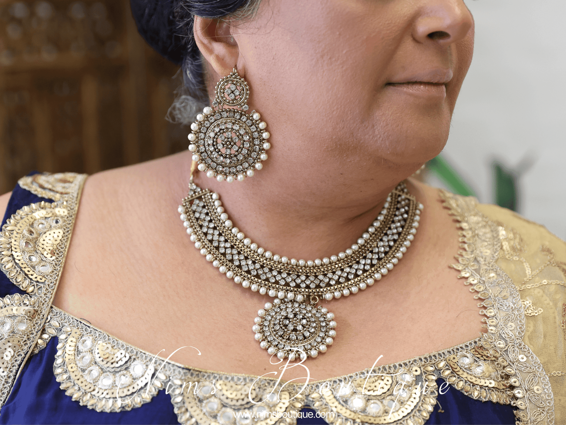 Nims Boutique Classic Royal Pearl Set