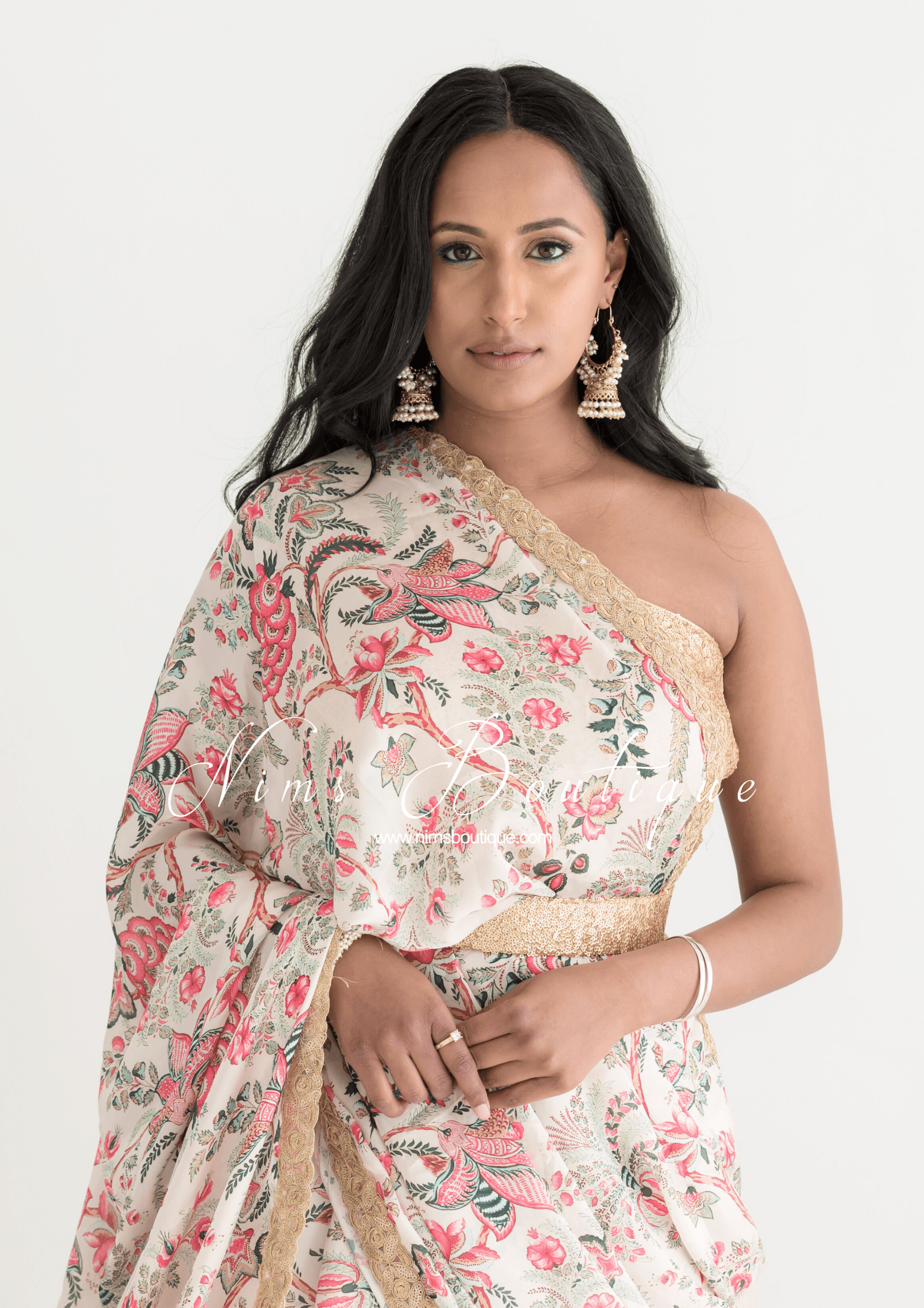 Nims Boutique Kitara Satin Print readymade skirt/lehnga sizes 6-22