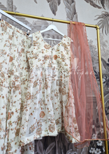 Ivory Floral Sharara Suit 10-12 (2 colours available)