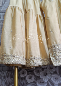 Gold Thread Embroidered Sharara Suit (18-20)